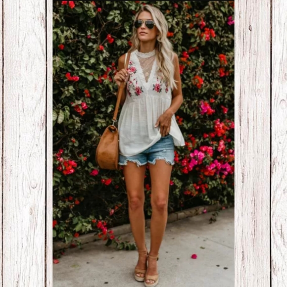 ‼️CLEARANCE PRICE FIRM‼️HP⭐Babydoll Style Tank Top⭐ - Picture 2 of 9